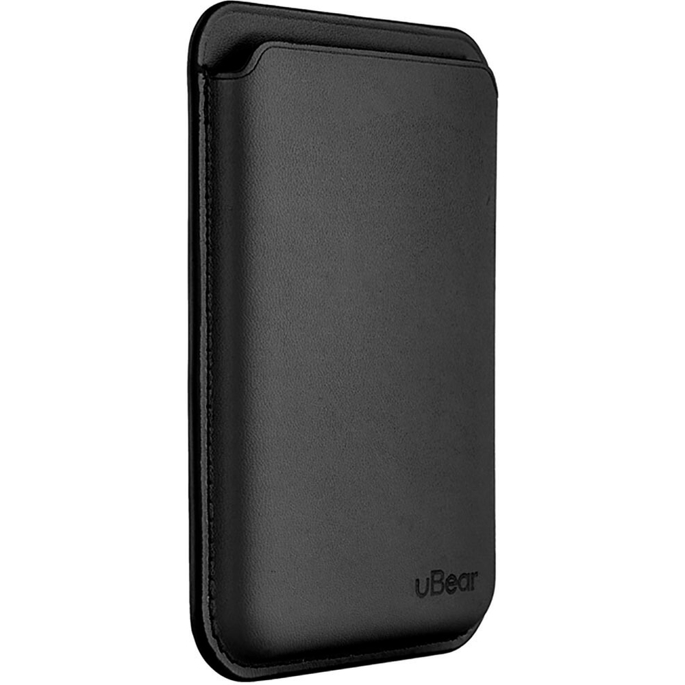 Чехол защитный uBear Shell Case , кардхолдер, эко-кожа, чёрный